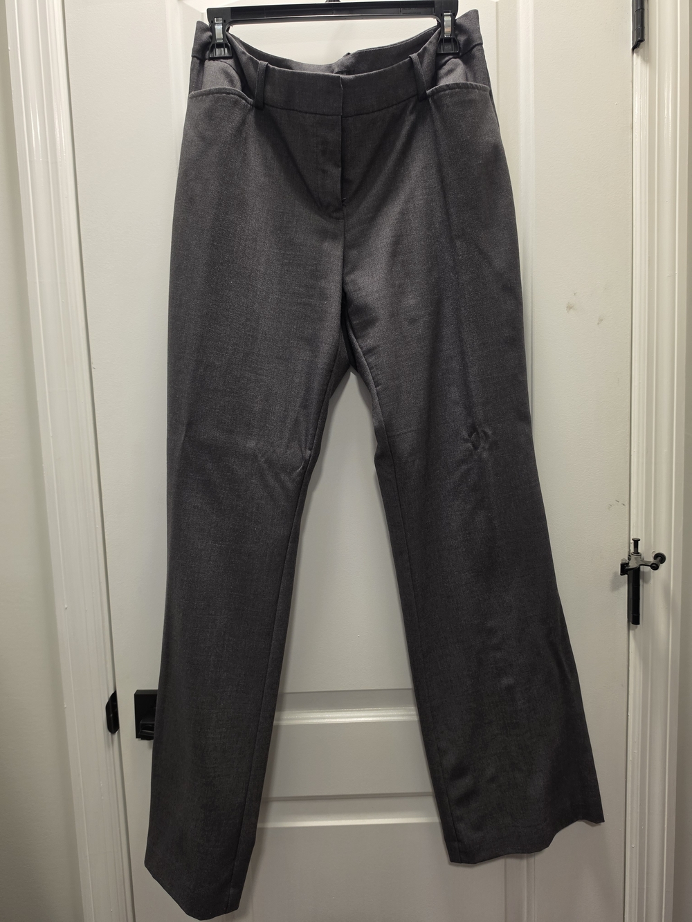 Worthington Charcoal Straight-Leg Dress Trousers